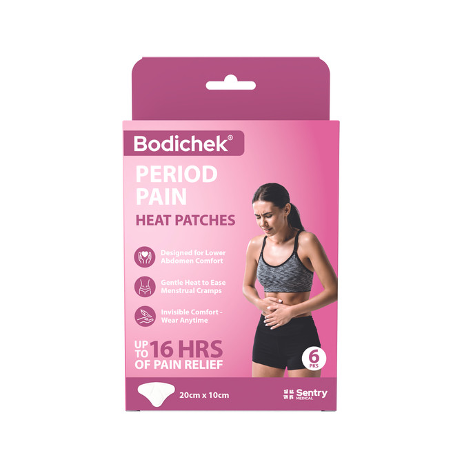 Bodichek® Period Pain Heat Patches 6pk