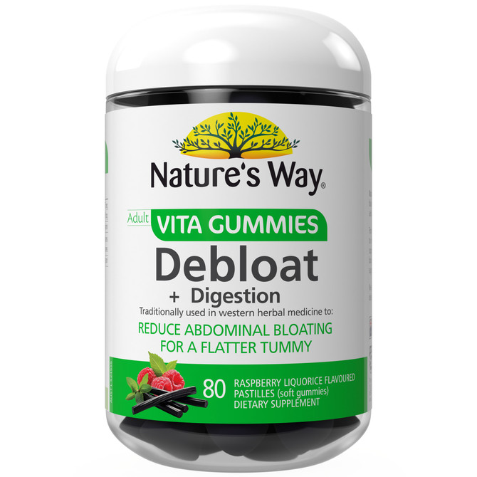 Nature's Way Adult Vita Gummies Debloat + Digestion 80s
