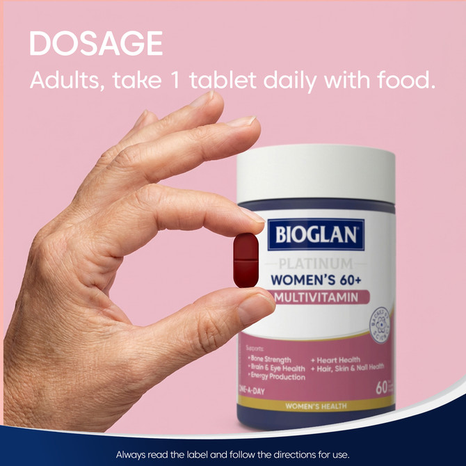 Bioglan Platinum Women's 60+ Multivitamin