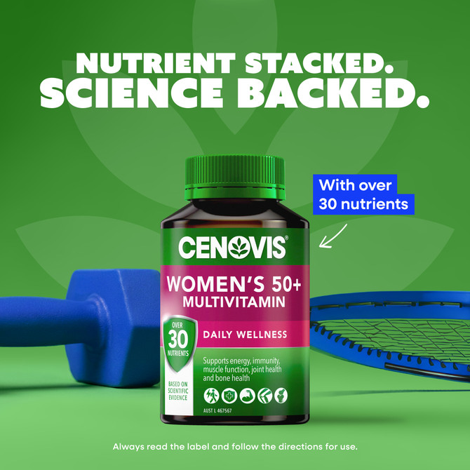 Cenovis Women's 50+ Multivitamin 100 Capsules