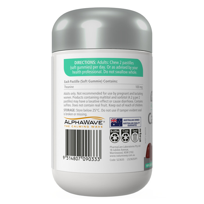 Nature's Way High Strength Adult Vita Gummies Calm & Focus L-Theanine 50s