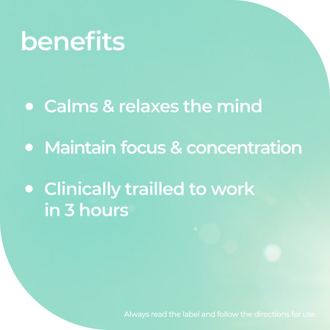 Nature's Way High Strength Adult Vita Gummies Calm & Focus L-Theanine 50s