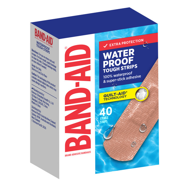 BAND-AID  Waterproof Tough Strips (40 Pack)