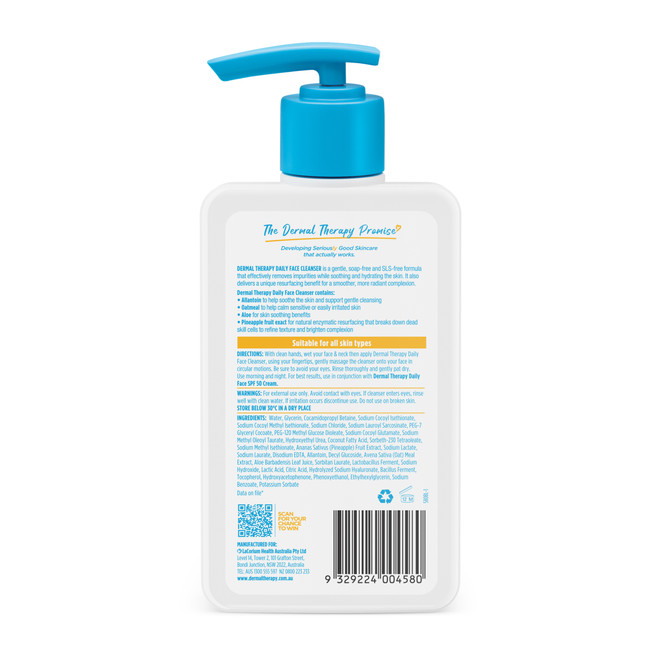 Dermal Therapy Daily Face Cleanser