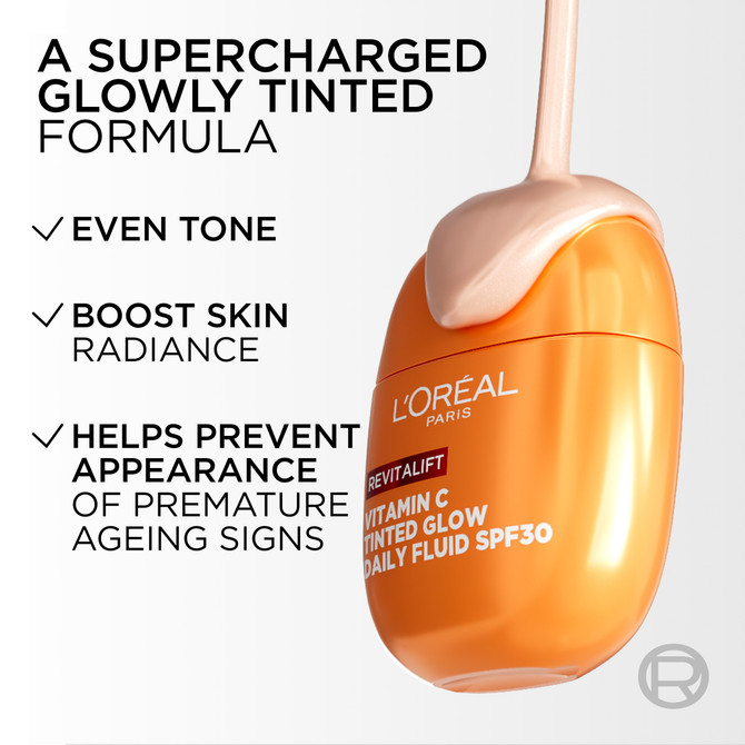 L'ORÉAL PARIS REVITALIFT VITAMIN C TINTED DAILY FLUID WITH SPF 30