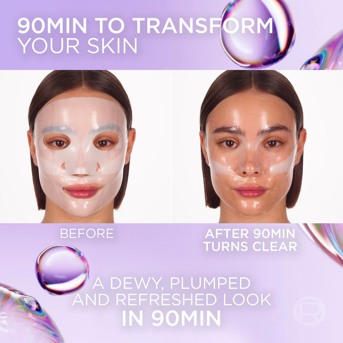 L'Oréal Paris Revitalift Filler Glass Skin Hydrogel Glow Mask