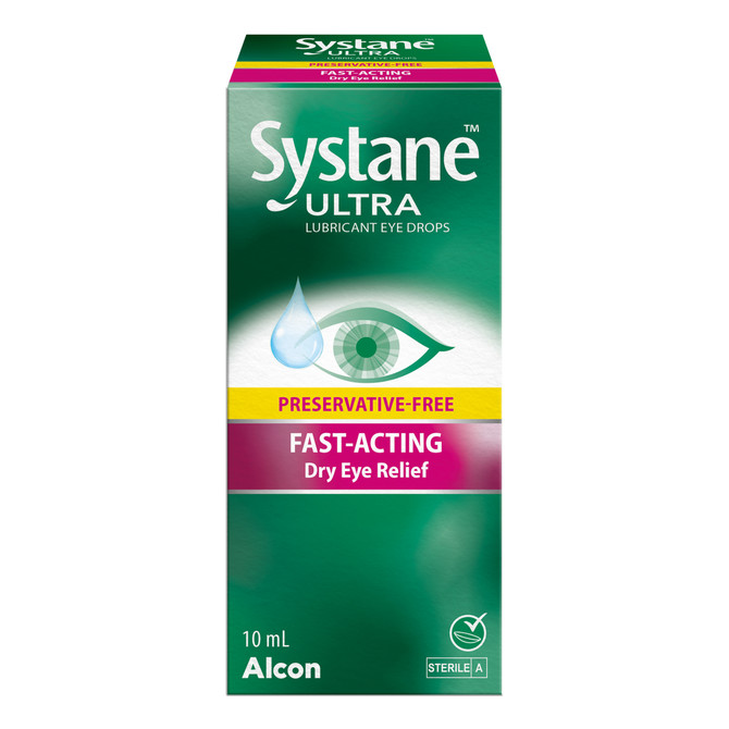 Systane Ultra Preservative-Free Lubricant Eye Drops 10mL