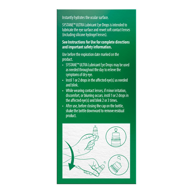 Systane Ultra Preservative-Free Lubricant Eye Drops 10mL