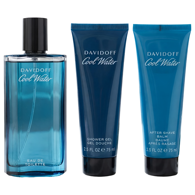 Coolwater 125ml EDT 3 Piece Gift Set By Davidoff (Men's)
