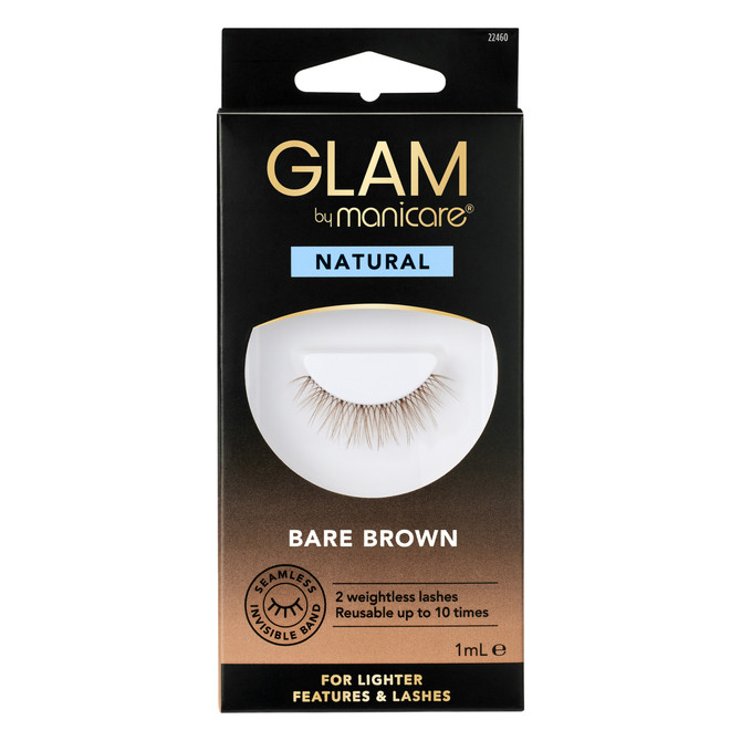 Glam by Manicare Bare Brown Lashes