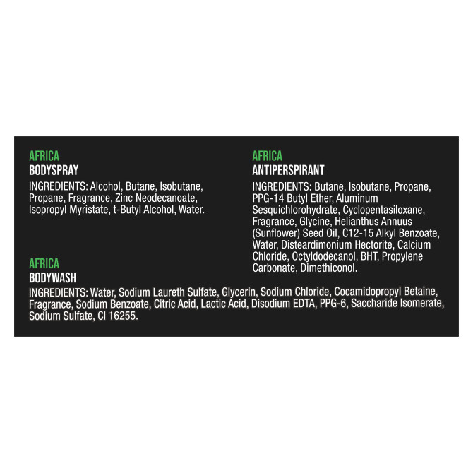 LYNX GIFTSET TRIO AFRICA R25 730 ML