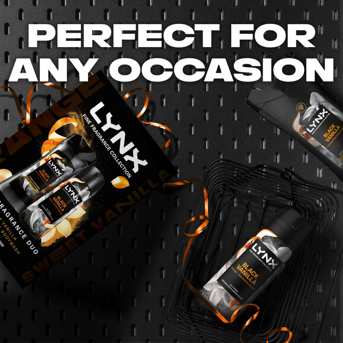 LYNX GIFTSET DUO BLACK VANILLA R25 510 ML