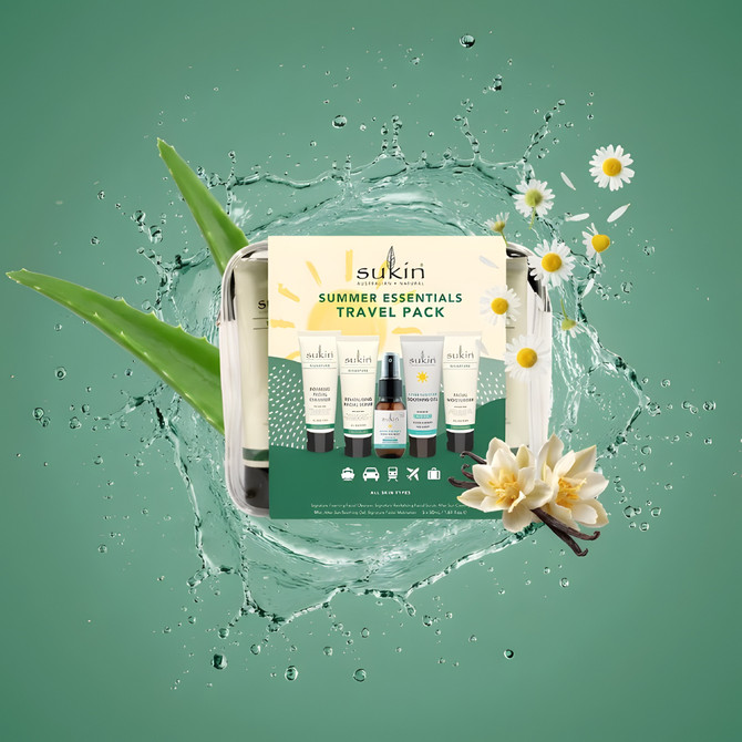 Sukin Summer Essentials Travel Gift Pack