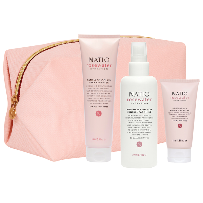 Natio Rosewater Refresh Gift Set