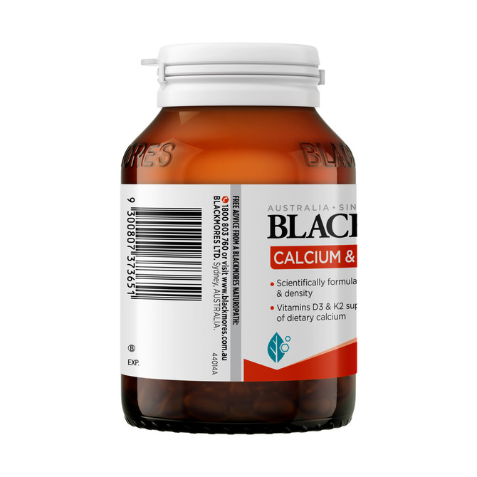 Blackmores Calcium & Vitamin D + K2 60 Tablets