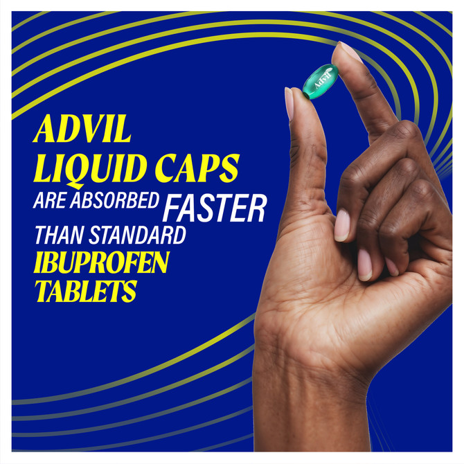 Advil Liquid Capsules, 200mg Ibuprofen 40 Pack - AU