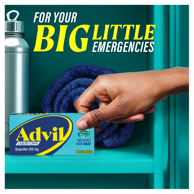 Advil Liquid Capsules, 200mg Ibuprofen 40 Pack - AU