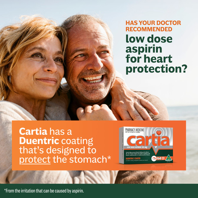 Cartia 100mg 84 Tablets