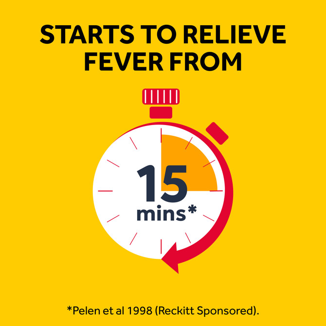 Nurofen For Children 5-12yrs Pain and Fever Relief Concentrated Liquid 200mg/5mL Ibuprofen Strawberry Flavour 100mL
