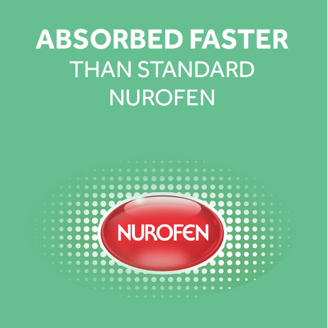 Nurofen Zavance Fast Pain Relief Liquid Capsules 200mg Ibuprofen 40 Pack