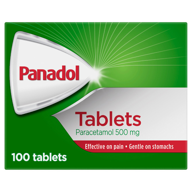 Panadol Tablets 500mg 100 Pack - AU Only