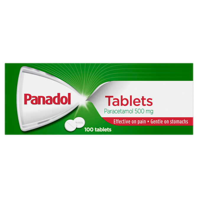 Panadol Tablets 500mg 100 Pack - AU Only