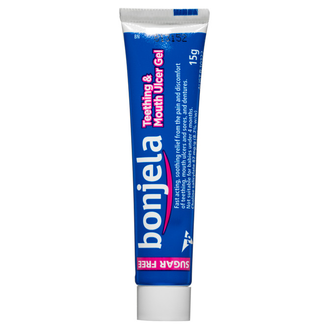 Bonjela Fast Acting Teething Gel 87mg/g Choline Salicylate 15g