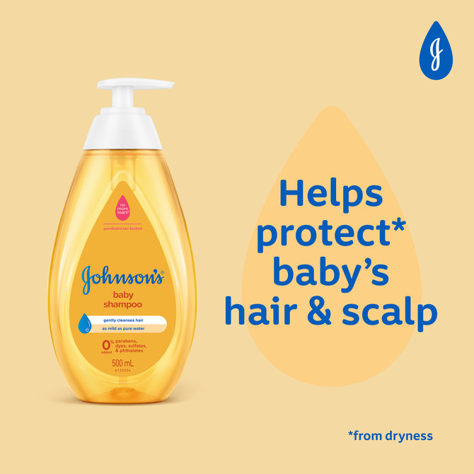 Johnson's Hypoallergenic Gentle Tear-Free Cleansing Baby Shampoo 200mL