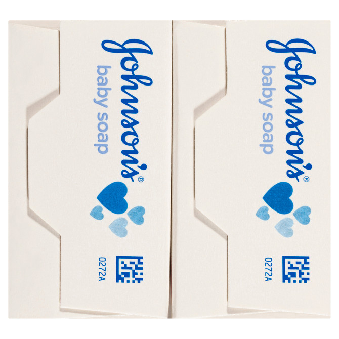 Johnson's Gentle Moisturising Baby Soap Bar Twin Pack 2 x 95g