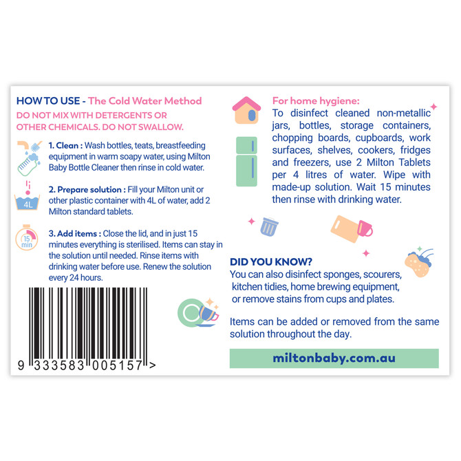 Milton 30 Anti-bacterial Tablets