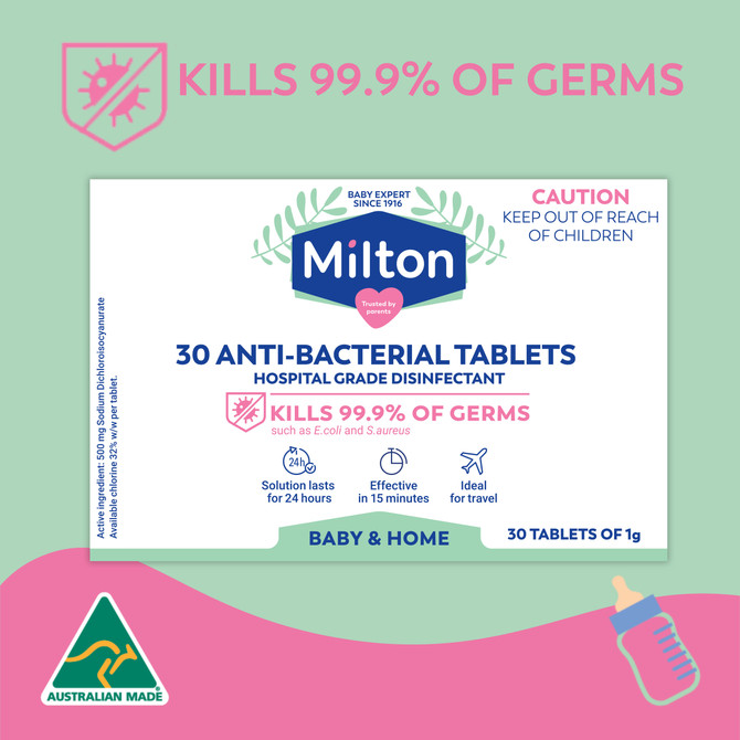 Milton 30 Anti-bacterial Tablets