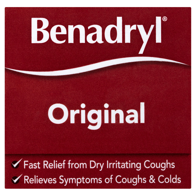 Benadryl Original Cough Liquid Berry Flavour 200mL S3