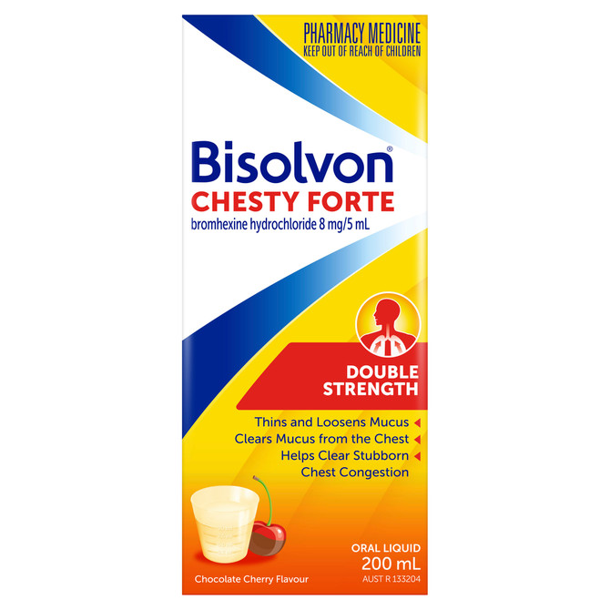 Bisolvon Chesty Forte Liquid 200ml 