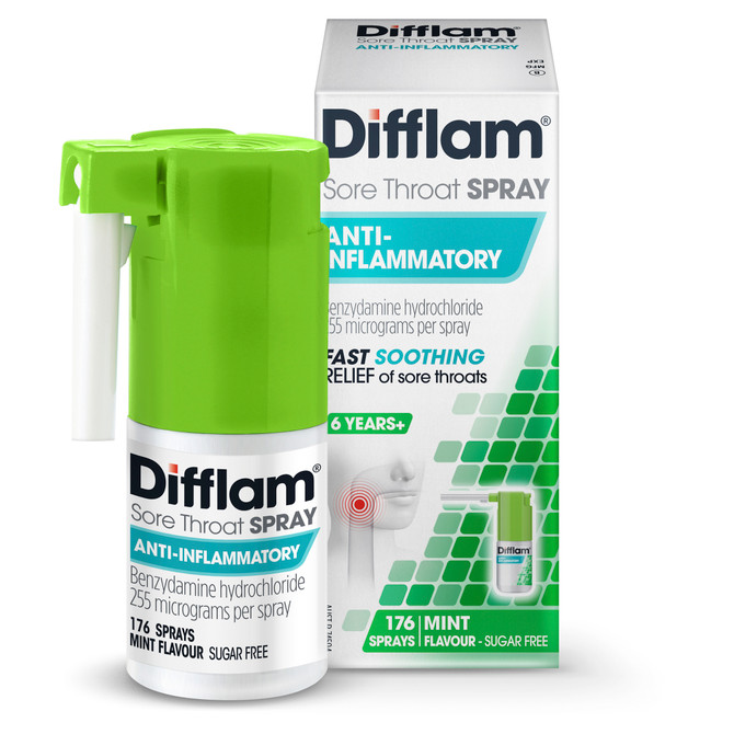 Difflam Sore Throat Spray 176 Sprays 30ml