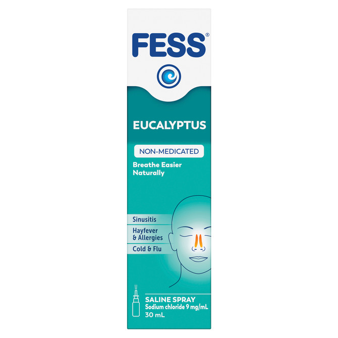 FESS Nasal Saline Spray Eucalyptus 30mL