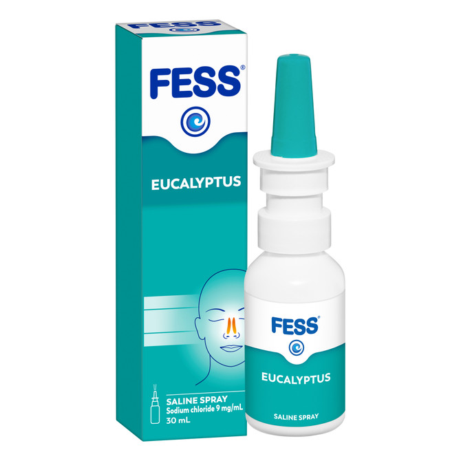 FESS Nasal Saline Spray Eucalyptus 30mL