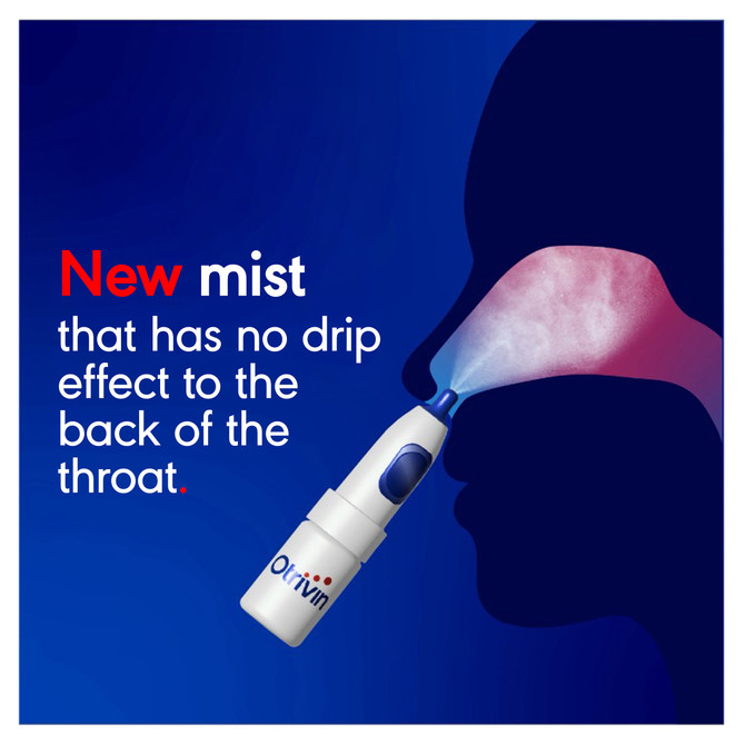 Otrivin Adult Nasal Spray for Blocked Nose 10mL