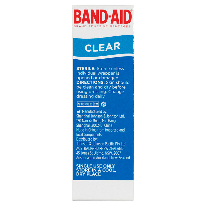 Band-Aid Clear Strips 40 Pack