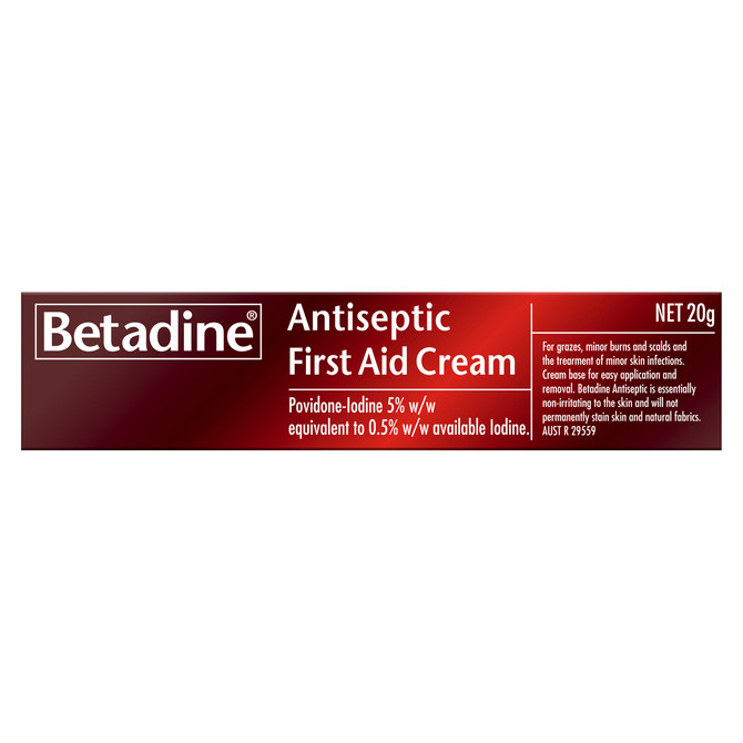 Betadine Antiseptic First Aid Cream 20g