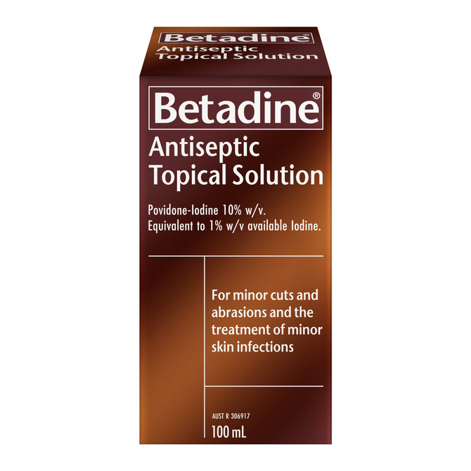 Betadine Antiseptic Topical Solution 100mL