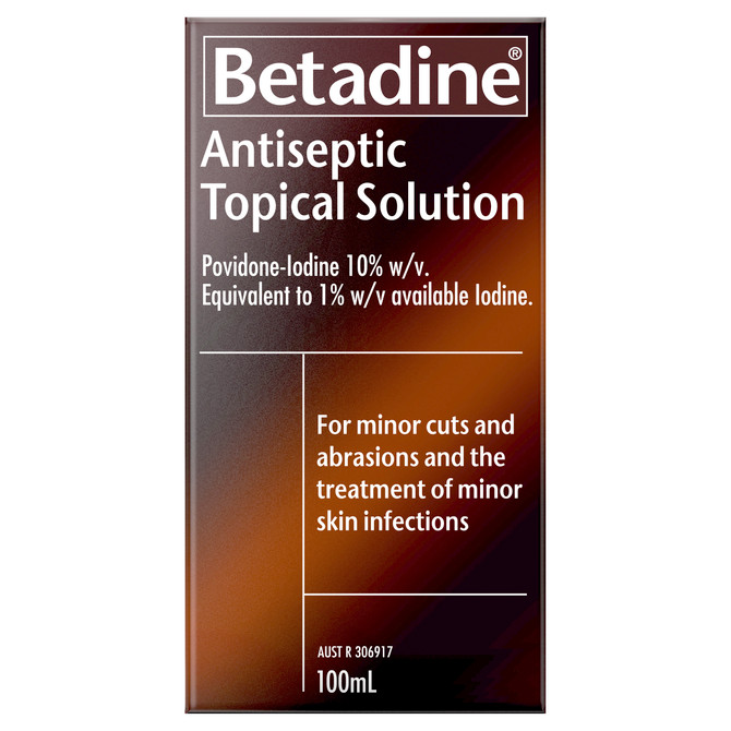 Betadine Antiseptic Topical Solution 100mL