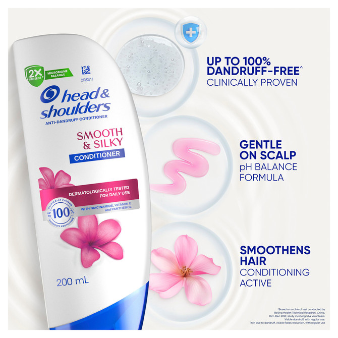 Head and Shoulders Anti-Dandruff Conditioner Smooth & Silky 200ml