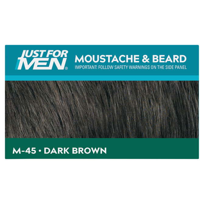 Just For Men Moustache & Beard Brush-In Colour Gel Dark Brown