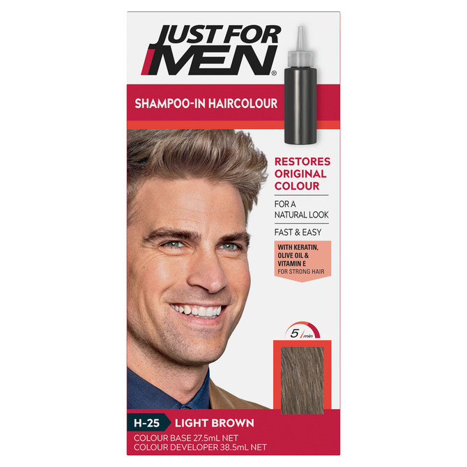 Just For Men Shampoo-In Haircolour Light Brown