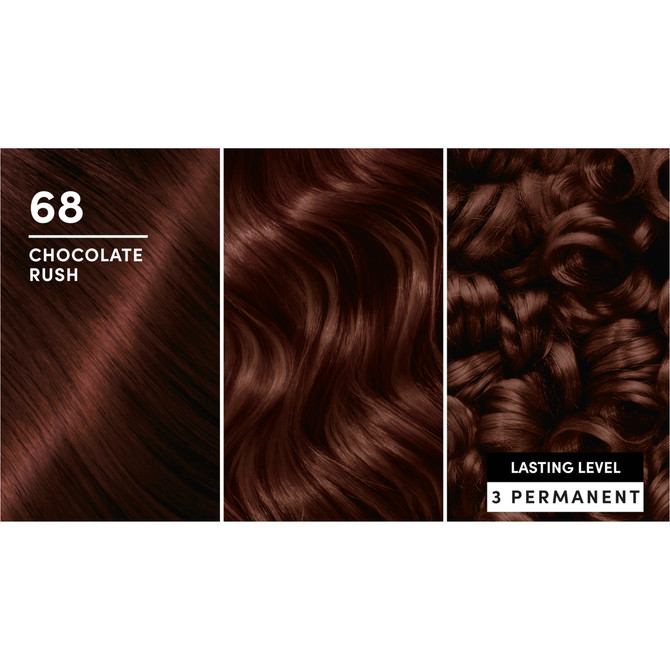 Schwarzkopf Brilliance Brown Hair Dye 68 Chocolate Rush Permanent Each