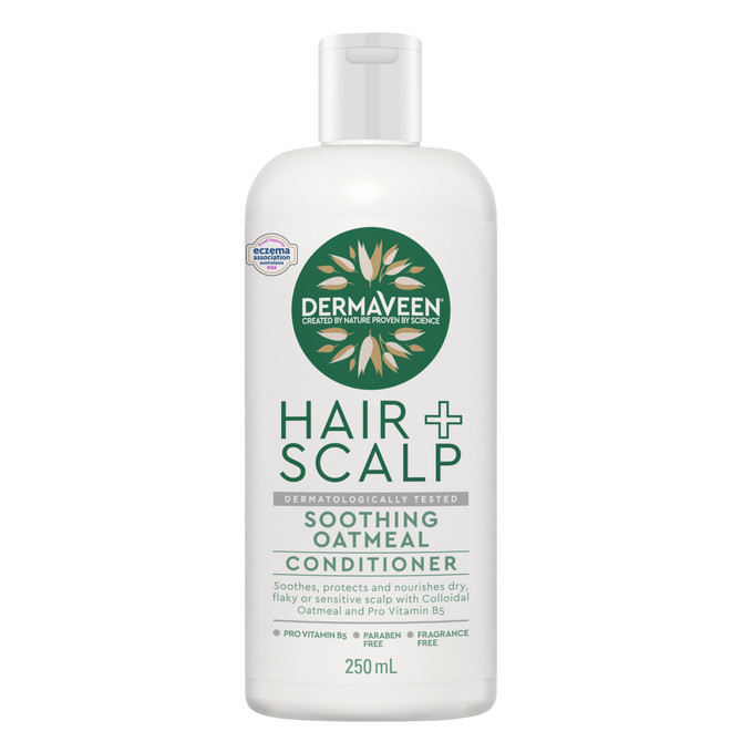 DermaVeen Hair + Scalp Soothing Oatmeal Conditioner 250mL