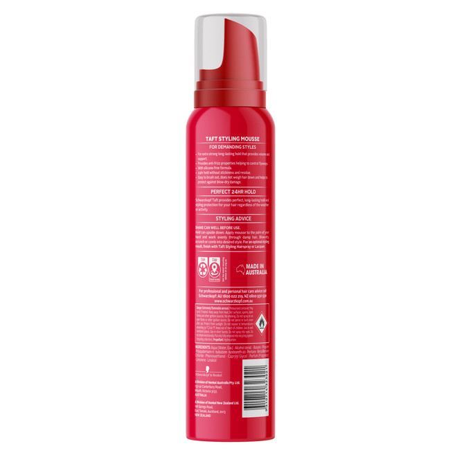 Schwarzkopf Taft Styling Mousse Extra Strong Hold 200g