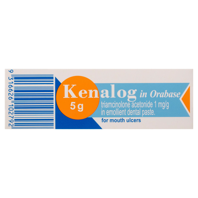KENALOG IN ORABASE for Mouth Ulcers 5g 