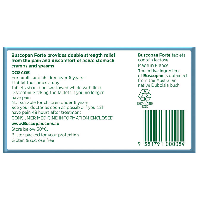 Buscopan Forte Tablets 20mg