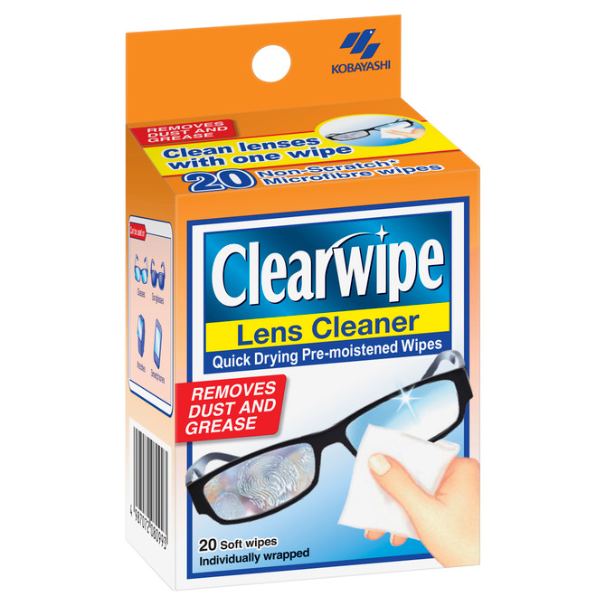 Clearwipe Lens Cleaner 20 Wipes